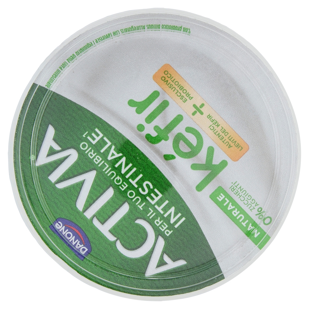 ACTIVIA Kéfir al Cucchiaio, gusto Naturale, 0% Zuccheri aggiunti, autentici lieviti del Kéfir, 345g